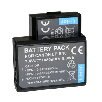 

LP-E10 Battery For Canon EOS 1100D 1200D 1300D 1500D 2000D 3000D 4000D Kiss X50 X70 X80 X90 Rebel T3 T5 T6 T7 Camera Batteries