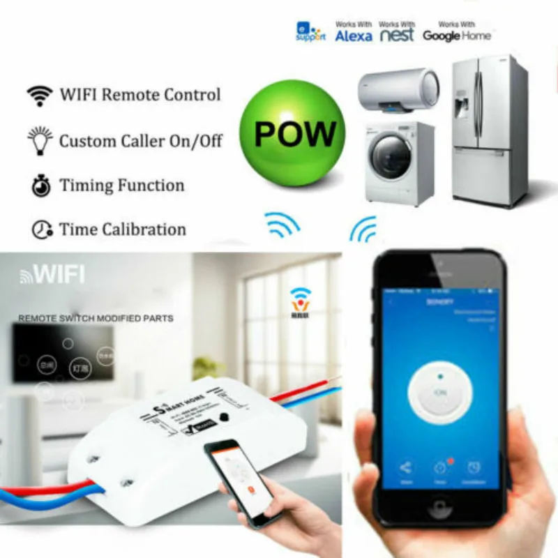 Yewelink Умный дом WiFi беспроводной переключатель модуль для Apple Android APP