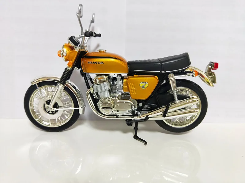 Новинка, литье под давлением, 1:12,, Honda 750, из печати, модель мотоцикла Cb750, имитационная игрушка из сплава