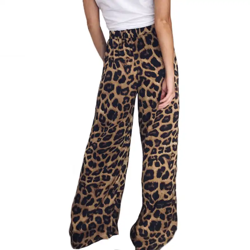 calça folgada feminina estampada