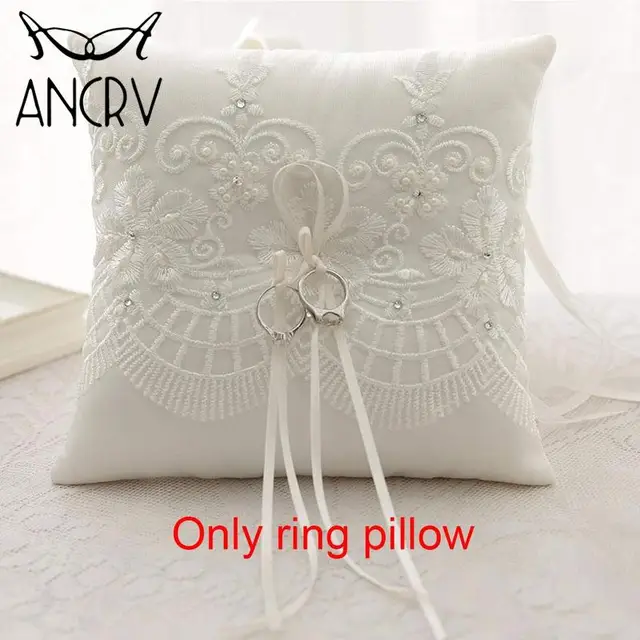 Ancrv Nowa Obrączka Poduszki Cushio Kwiaty Poduszkowe Pierścienie