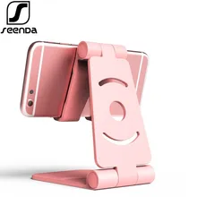 SeenDa Универсальный Регулируемый держатель для мобильного телефона для iPhone Huawei Xiaomi пластиковая подставка для телефона настольная подставка для планшета металлическая подставка для рабочего стола