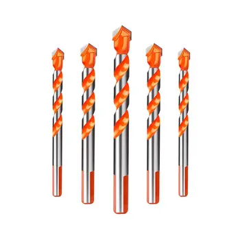 

Multi Purpose Construction Drill Bit Set Carbide Tip for Masonry Tile Wood Metal Drilling