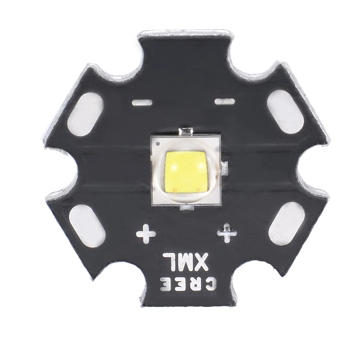 

1pc Durable Cree XM-L2 LED U3 Bin 10W 3A 1260lm Neutral White Light LED Emitter Diode Chip with 20mm Star PCB Base for DIY