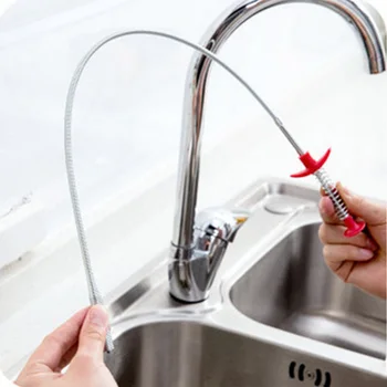 

Drain Clog Water Sink Cleaner Snake Unblocker Kitchen Bath Rod Hair Remover