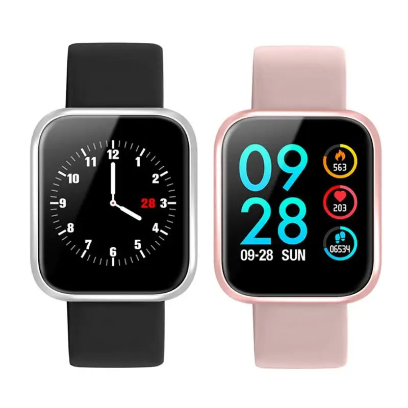 

P70 30m Waterproof Women Smart Watch Heart Rate Monitor Blood Pressure Blood Oxygen Sport Fitness Activity Tracker Smart Band