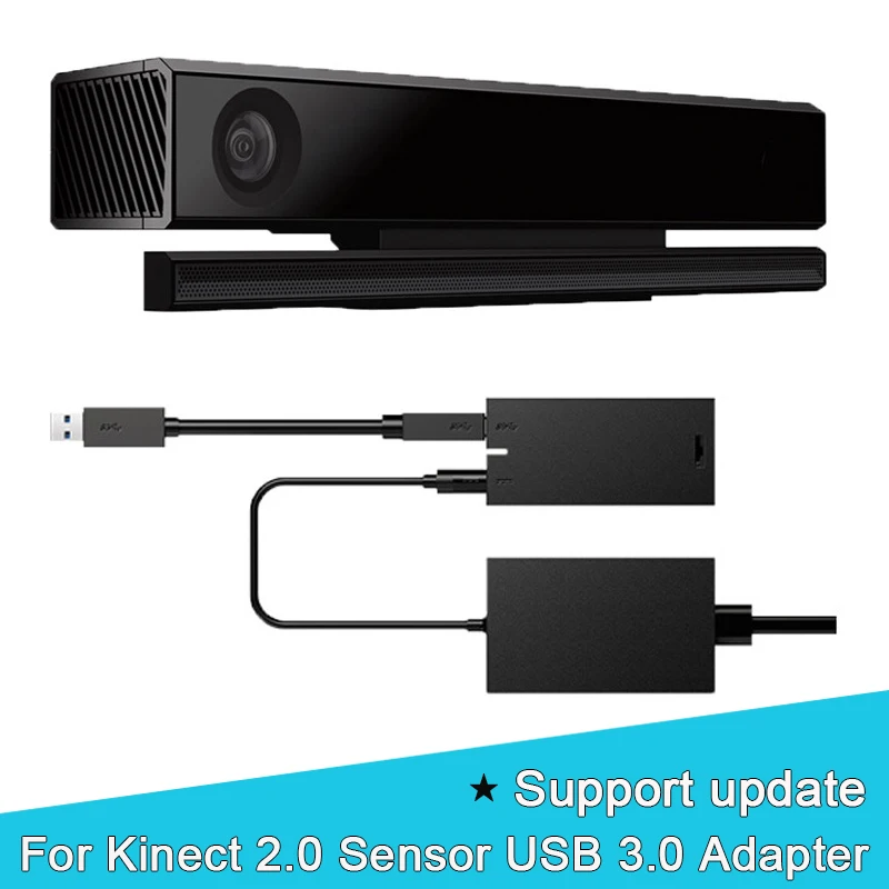 

New Somatosensory Power Adapter Original Shape Kinect 2.0 PC Adapter EU/US Plug For Xbox-One S X Support for Updated