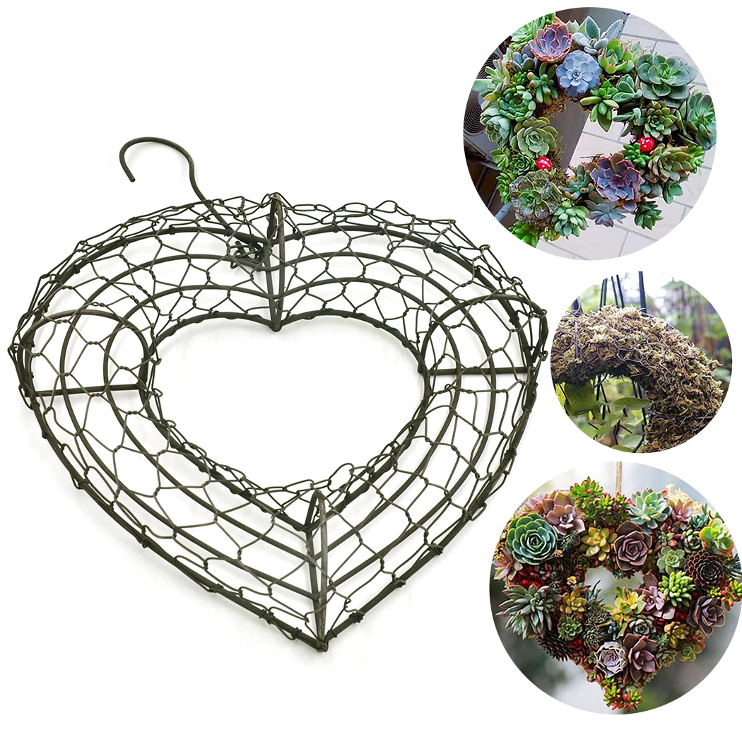 

Succulent Planter Decorative Heart Round Hanging Plant Holder Plant Basket