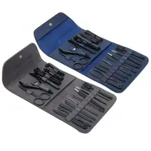 Маникюр 16 шт./компл. нержавеющая сталь комплект ножниц для маникюра Ножницы Уход за лошадьми Tool Kit Наращивание ногтей комплект