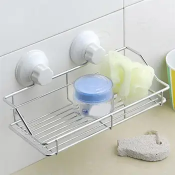

Leachate Strong Suction Soap Dish Stainless Steel Holder Soap Sponge Holder for Shower Bathroom Tub and Kitchen