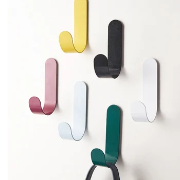 

Creative Simple Modern Creative Iron Hook Home Wall Decoration Room Wall Indoor Key Hook Pendant Accessories Furnishing Gifts