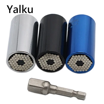 

Yalku Hand Tool Set Uiversal Socket Adapter+Connecting Rod Socket Wrench Tool Set Multitool Hand Tool Set Universal Socket Tool