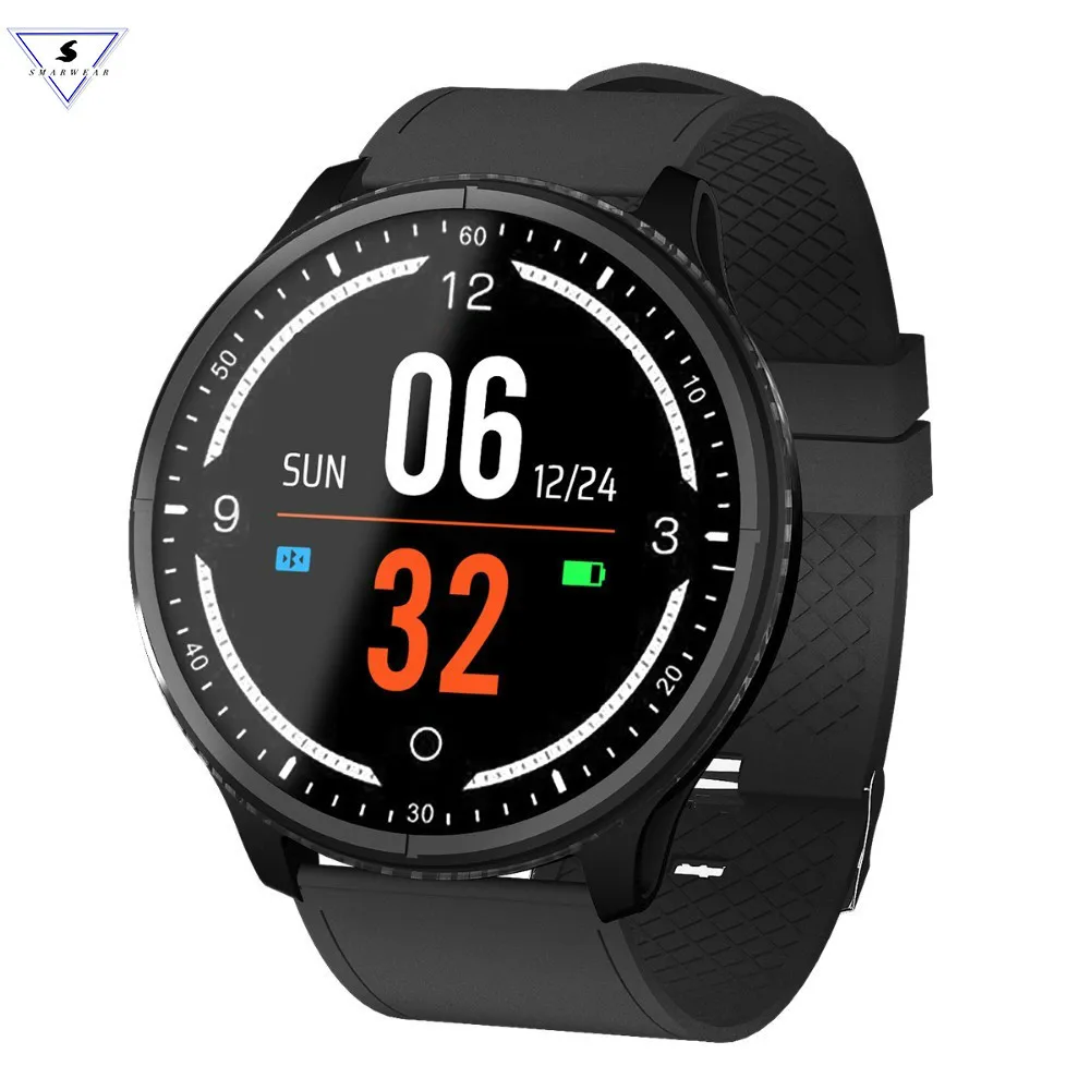 

Smart Watch Color Screen IP68 Waterproof Heart Rate Monitor band Sleep Monitor Alarm Clock for IOS Android Sumsang Xiaomi phone