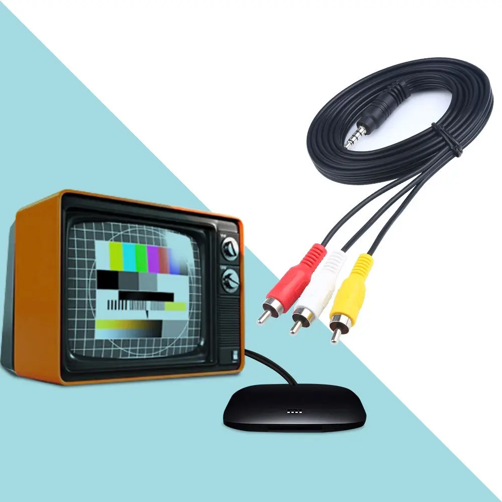 Переходник Electop со штекером 1 5 м и 3 мм на RCA AUX кабели аудио видео AV кабель провод