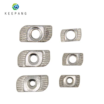 

50Pcs/lot 3D Printer M3 M4 M5 T Type Nut Fastener Connector For 2020 3030 Aluminium Profile Parts T Nut Wholesale