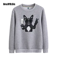 Funny Animal Dog Print Pullovers Men Sweatshirts Gray 2019 Spring Solid Hoodie without Hood Man Shirts Unisex Male Clothes Funny Animal Dog Print Pullovers Men Sweatshirts Gray 2019 Spring Solid Hoodie without Hood Man Shirts Unisex Male Clothes