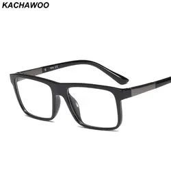Kachawoo TR90 очки кадр Для мужчин прямоугольник площади Винтаж женщина очки оптический Ретро Стиль цвет: черный, синий 2019
