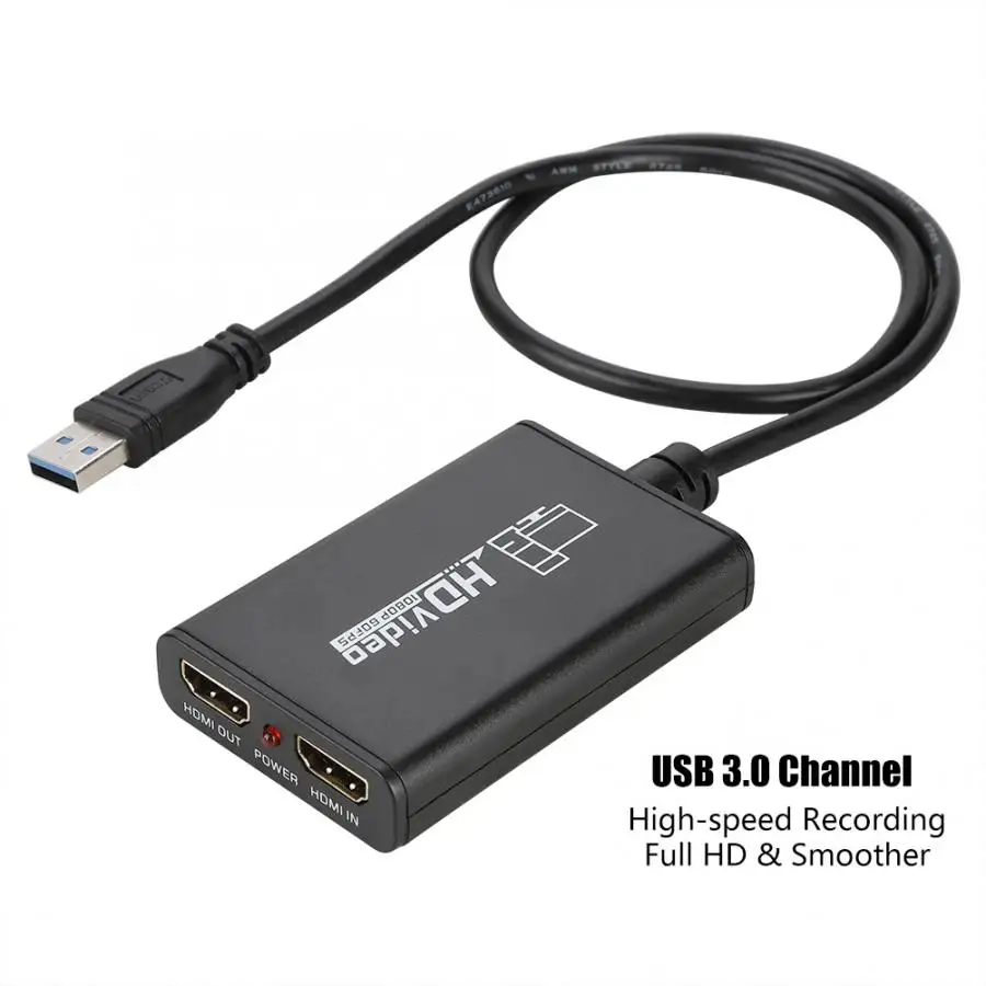 1 канал HDMI захват hd-видео карта USB 3,0 1080 P высокоскоростная карта захвата для живой игры