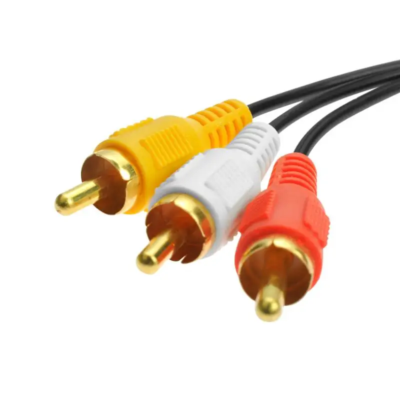 1 5 м 3 мм разъем для RCA Мужской Аудио Видео AV кабель AUX стерео шнур 3RCA стандартный