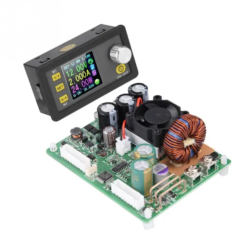 

Programmable DC-DC Converter Inverter Step-down Power Supply Module Color LCD Constant Voltage DC 6-60V To 0-50V Converter