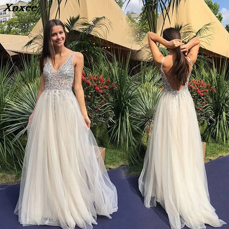 

Xnxee Sexy Solid Sleeveless Mesh Backless Sequins Long Dress Woemn Winter Dresses 2019 Vestidos Fashion Party Dress Vestido