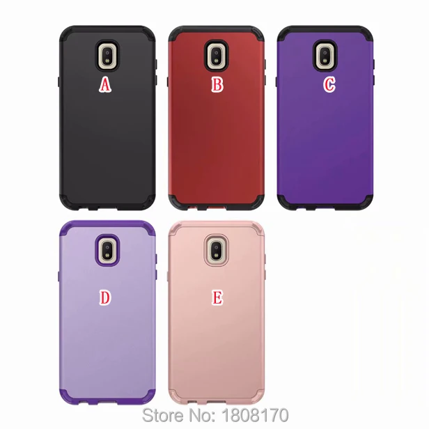 C-Ku Hybrid Armor TPU PC Hard Case For Samsung Galaxy J3 2018 J7 NOTE9 S9 Plus Dual Color Defender Phone Skin Cover 50pcs | Мобильные