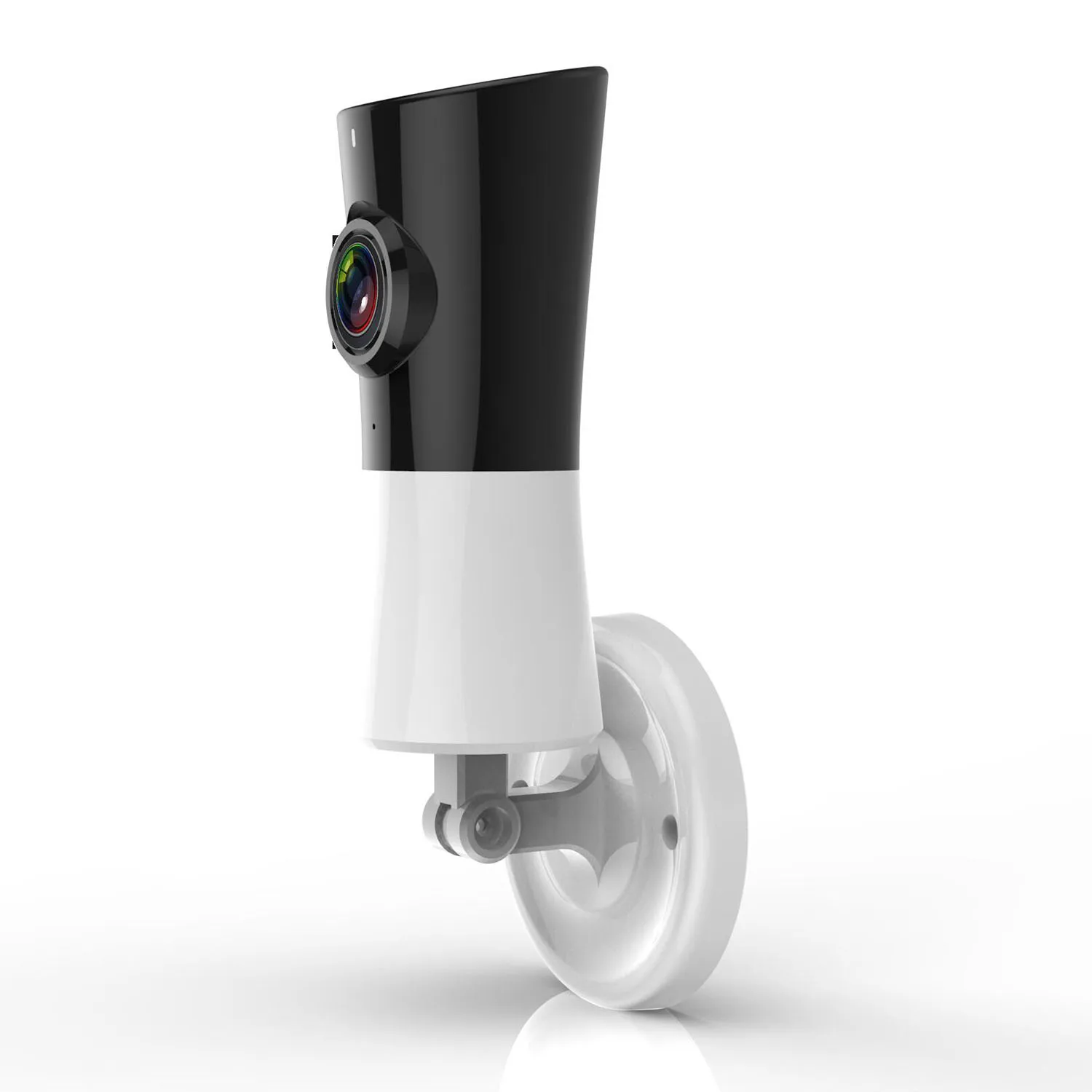 

1080P WiFi Wireless Home Camera with Bracket,Full View Fisheye Panoramic IP Cam For Remote Home Surveillance With NightVision,