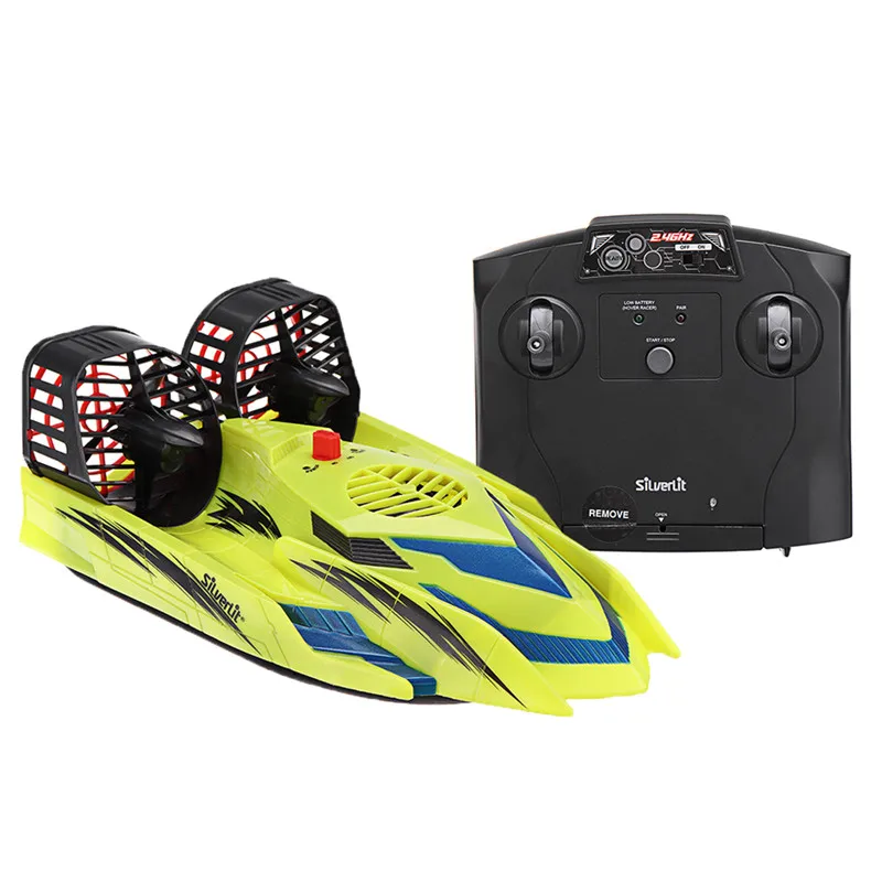 Silverlit 2 4G Водный и наземный ховеркрафт RC лодка 10 км/ч случайный цвет игрушки для