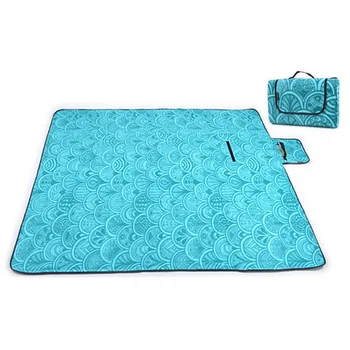 

200x200Cm Waterproof Folding Picnic Mat Outdoor Camping Beach Moisture-Proof Blanket Portable Campingmat Hiking Beachpad-Blue