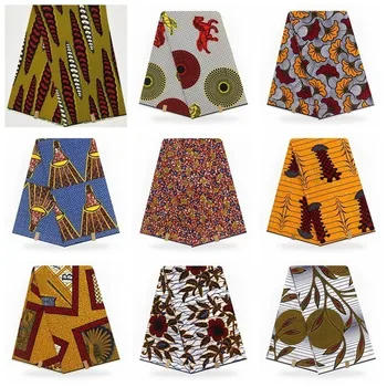 

Ankara Wax Veritable 2020 100% Cotton High Quality African Fabric Wax Print 6yards African Ankara Fabric Aso Ebi Veritable Wax