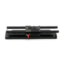 15mm CNC Kamera Basis Platte & ARRI Schwalbenschwanz Stativ Platte Für VELEDGE für DSLR Video Camcorder Sony Nikon Canon BMCC r57