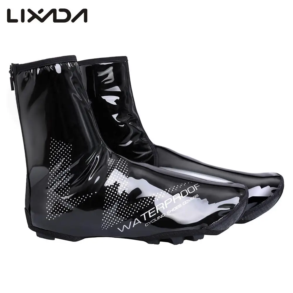 Lixada Waterproof Bicycle Shoe Covers MTB Lock Pedal Bicycle Shoe Covers Windproof Road Bike