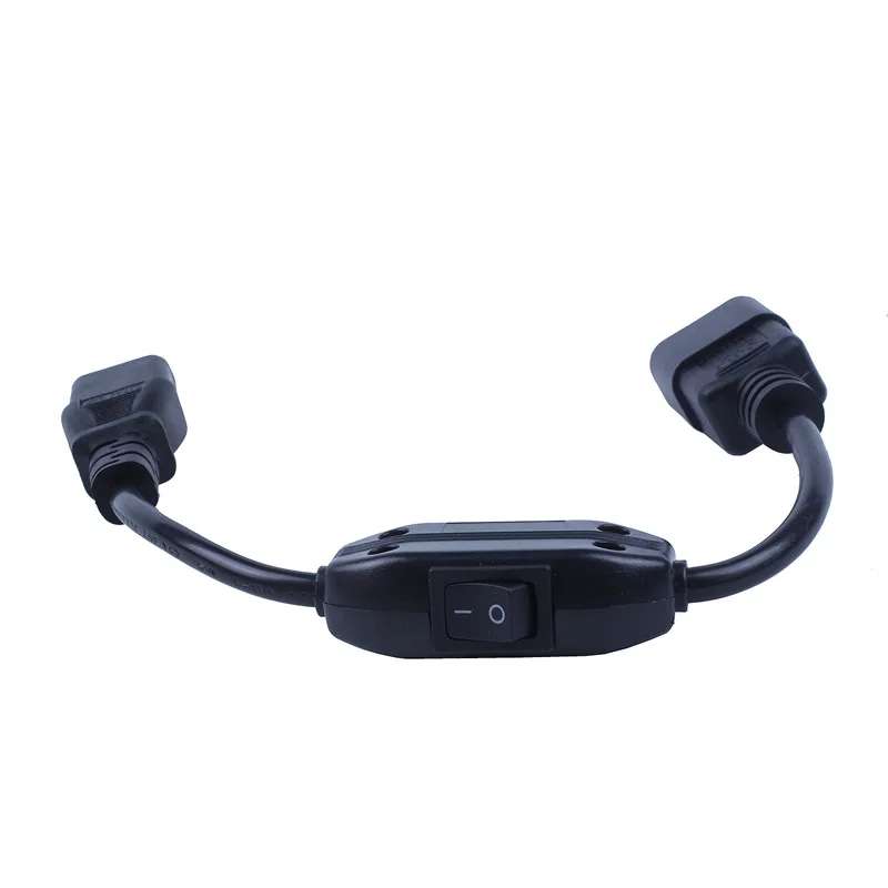 Специальный PDU UPS кабель питания IEC 320 C14 C13 с выключателем ВКЛ/ВЫКЛ 30 см черный| |