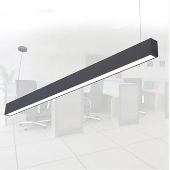 

Office Lighting Modern Minimalist Conference Room Restaurant Creative Study Rounded Rectangle Aluminum Lamps