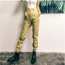 Для женщин хлопковые дышащие штаны комбинезоны на открытом воздухе Альпинизм Туризм; Кемпинг прямые свободные армейские тренировочные штаны