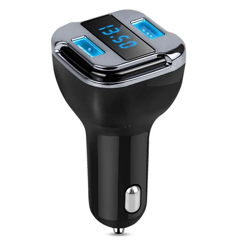 Двойной USB выход быстрый автомобильный адаптер цифровой дисплей GPS трекер