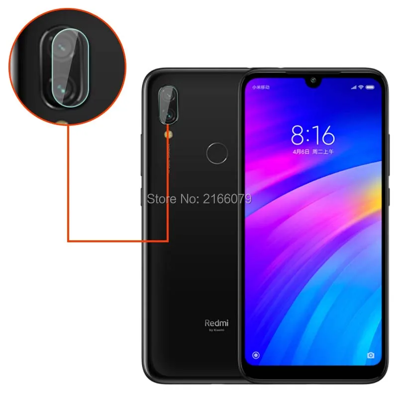 10 шт./лот защитная пленка для задней камеры Xiaomi Redmi 7 / Note 7S Pro из мягкого