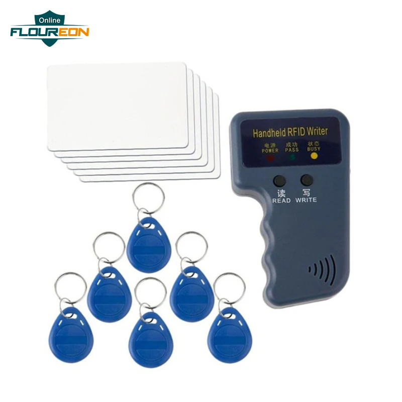 

Door Open RFID Duplicator Copier Read & Writer Programmer Reader 125KHZ T5577 EM4305 Handheld RFID ID Card Copier Machine