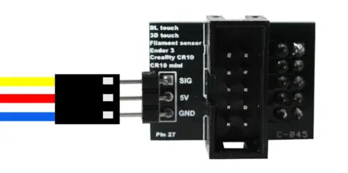 Мини CR 10/Ender 3/Ender 5 Pin 27 доска для BLTouch или датчик накаливания инструмент 3D адаптер