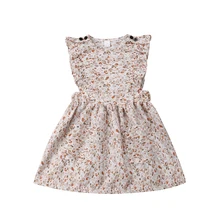 Новинка, стильные одинаковые комплекты для семьи, летняя одежда для новорожденных, Очаровательная Одежда для девочек и сестер, платье с цветочным рисунком, комбинезон