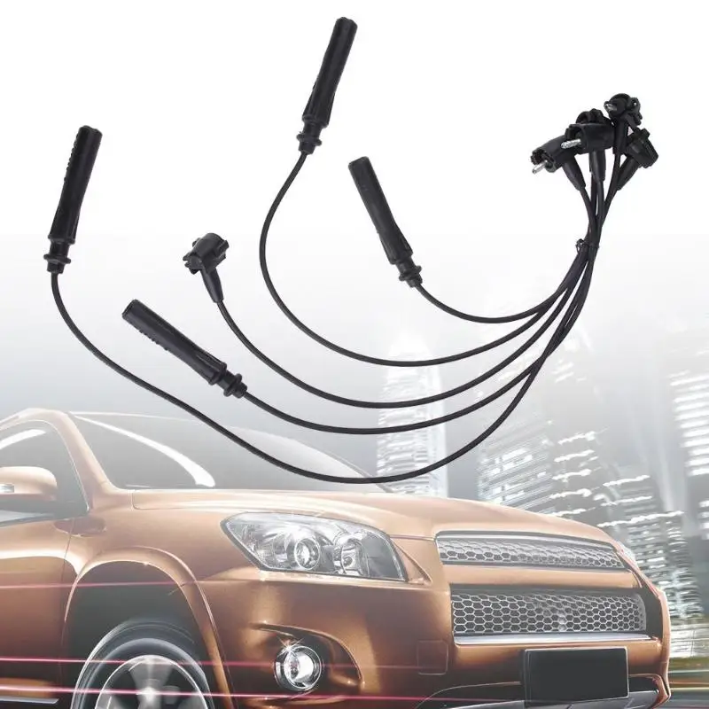 VODOOL Car Ignition System Cables Spark Plug Ignition Wire Set 90919