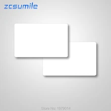 10 pcs/lot carte blanche en plastique PVC imprimable vierge CR80 pour imprimantes à sublimation professionnelles(China)