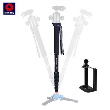 

Manbily A-666 Professional Portable Travel Digital DSLR Camera Monopod tripod Stand & Phone Holder For Canon Nikon DSLR DV Phone