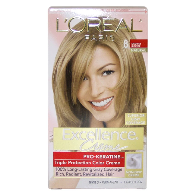 excellence creme pro keratine 8 medium natural by excellence creme color chart