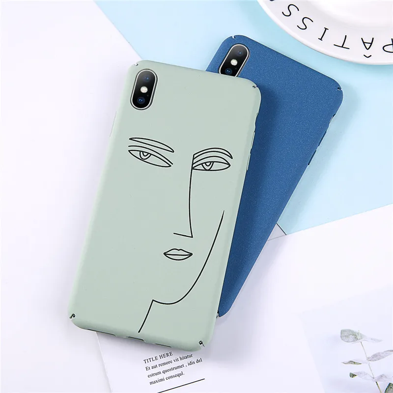 Lovebay Hard Cover For iPhone 6 6S 7 8 Plus X XR XS Max Pantone Cat Cute Cartoon English Letter Pig Human People Face Phone Case Lovebay Hard Cover For iPhone 6 6S 7 8 Plus X XR XS Max Pantone Cat Cute Cartoon English Letter Pig Human People Face Phone Case