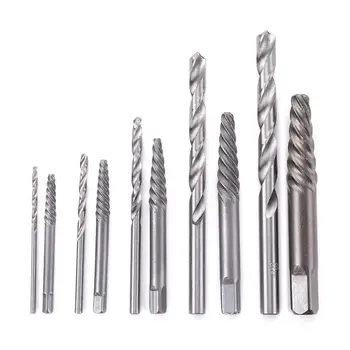 

2pcs/set Screw Extractor Drill Bits Guide Broken Damaged Bolt Remover Kit