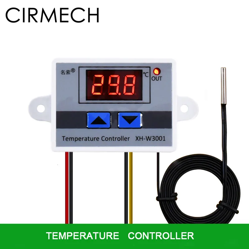 Цифровой светодиодный регулятор температуры CIRMECH для охлаждения переключатель