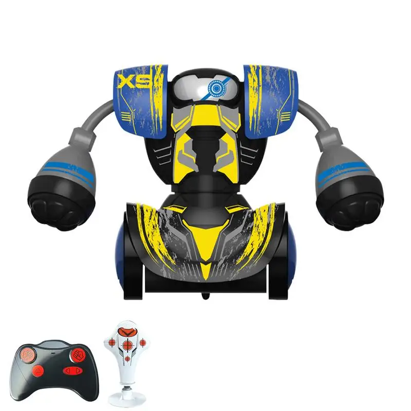 Боксерский бой двойной игровой Робот детский интеллектуальный пульт дистанционного управления мальчик игрушка RC боксирующий робот/игрушки