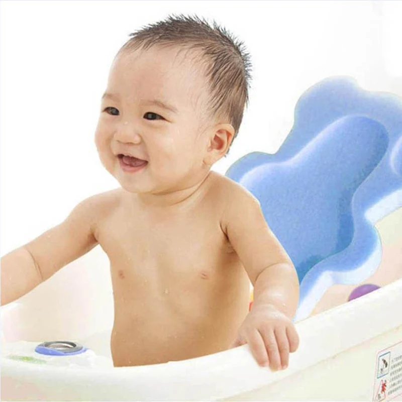 Медведь Форма Baby Shower Губка Подушка для ванной держатель Анти-скольжение сиденье для новорожденных Baby коврик для ванной мягкая подушка