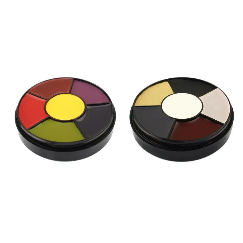 

6 Color Body Painted Oil Color Drama Clown Opera Face Makeup Painting Plate